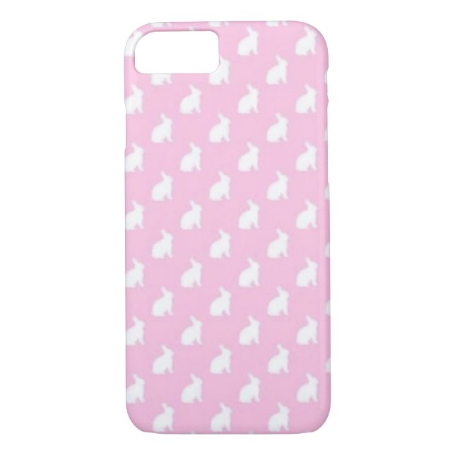 Cute Easter Bunny Pattern Case-Mate iPhone Case (Back)
