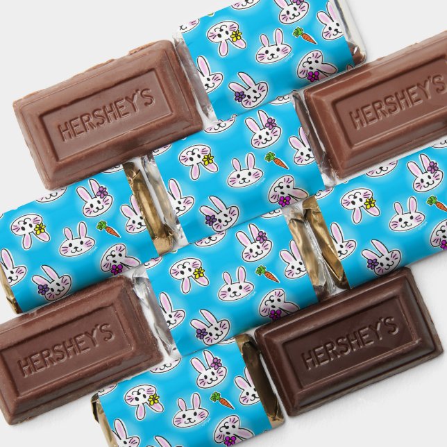 Cute Easter Bunny Pattern Hershey's Miniatures (Assorted)