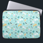 Cute Easter Bunny Pattern Kawaii Rabbits Eggs  Laptop Sleeve<br><div class="desc">Playful, cheerful, and irresistibly cute — this adorable Easter pattern features kawaii-style bunnies, decorated eggs, and whimsical spring elements in a soft pastel palette. Perfect for kids’ products, Easter gifts, nursery decor, and festive seasonal designs, this seamless pattern brings a joyful and lighthearted vibe to any surface. The charming characters...</div>