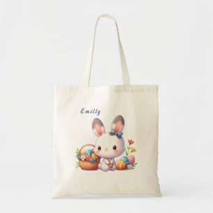 Cute Easter bunny personalized Tote Bag