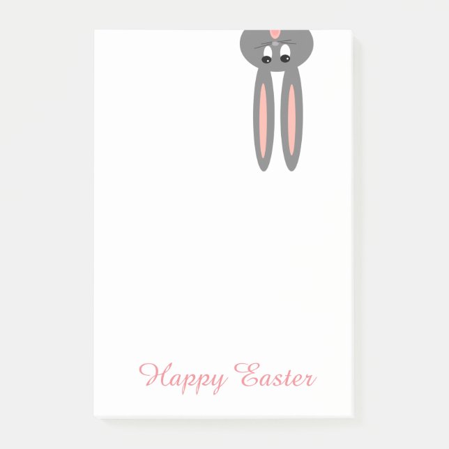 Cute Easter Bunny Pick Your Color Notes (Front)