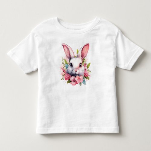 Cute Easter Bunny Portrait Gift T_shirt