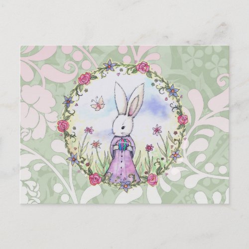 Cute Easter Bunny Postcard