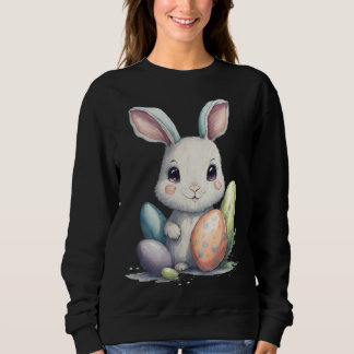 Cute Easter Bunny Pun Easter Eggs Sweatshirt