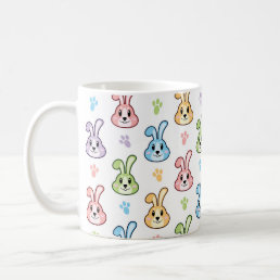 Cute Easter Bunny Rabbit Pattern | Holidays Coffee Mug