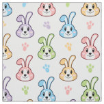 Cute Easter Bunny Rabbit Pattern | Holidays Fabric
