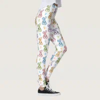 Happy Easter Art Leggings, Zazzle