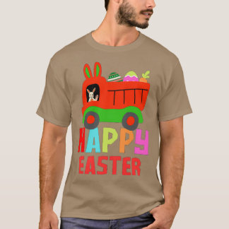 Cute Easter Bunny Riding Monster Truck Cute Easter T-Shirt