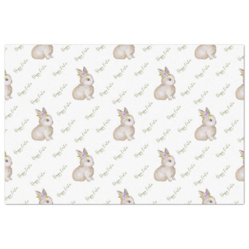 Cute Easter Bunny Series Design 4 Tissue Paper