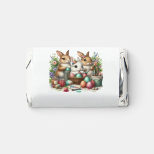 Cute, Easter Bunny/Spring paint party Hershey's Miniatures