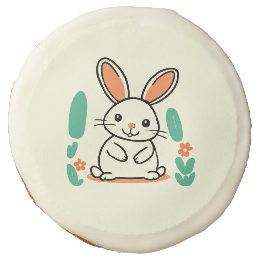 Cute Easter Bunny Sugar Cookies Pack (Front)