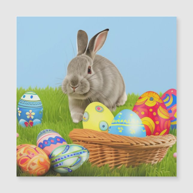 Cute Easter Bunnyfor a positive mood   (Front)