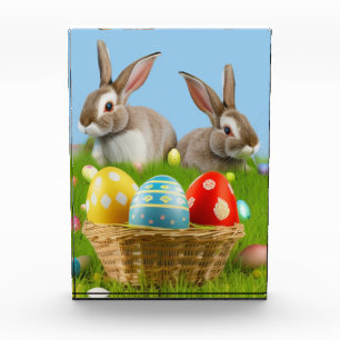 Cute Easter Bunnyfor a positive mood Acrylic Award