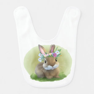 Cute Easter Bunnyfor a positive mood    Baby Bib