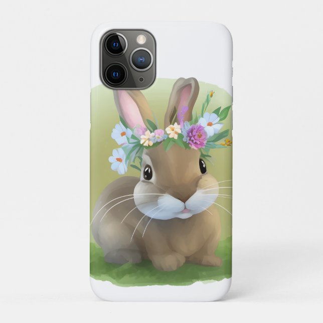Cute Easter Bunnyfor a positive mood   Case-Mate iPhone Case (Back)