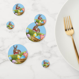 Cute Easter Bunnyfor a positive mood   Confetti