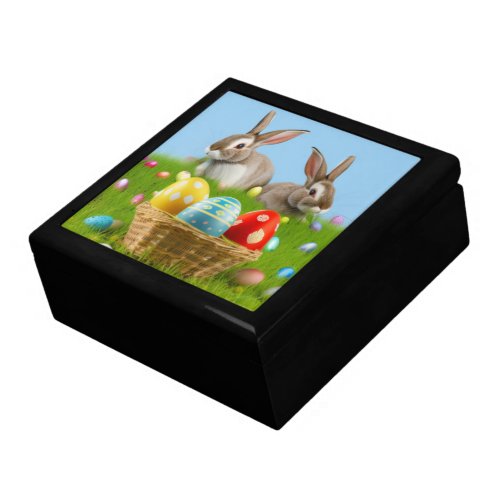 Cute Easter Bunnyfor a positive mood   Gift Box