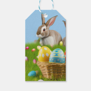 Cute Easter Bunnyfor a positive mood Gift Tags