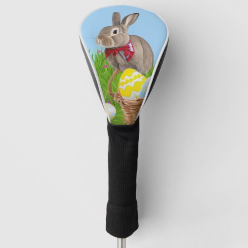 Cute Easter Bunnyfor a positive mood   Golf Head Cover