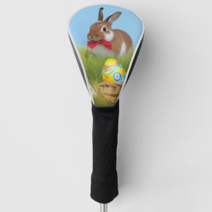 Cute Easter Bunnyfor a positive mood Golf Head Cover