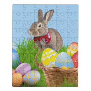 Cute Easter Bunnyfor a positive mood   Jigsaw Puzzle