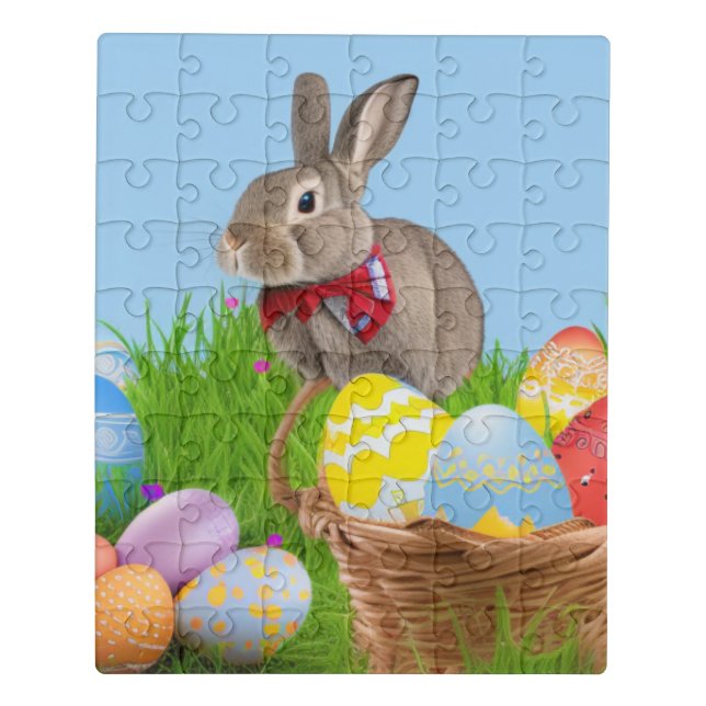 Cute Easter Bunnyfor a positive mood   Jigsaw Puzzle (Puzzle Vertical)