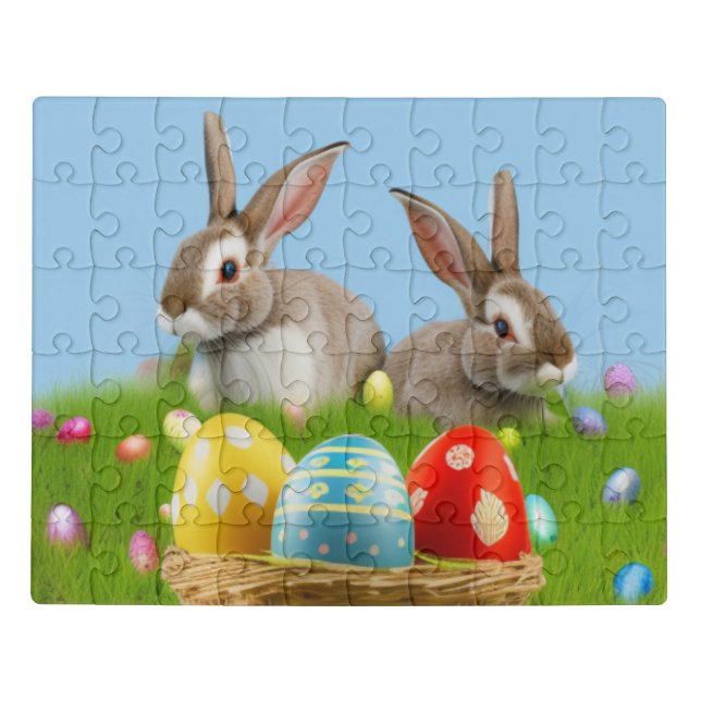 Cute Easter Bunnyfor a positive mood Jigsaw Puzzle (Puzzle Horizontal)