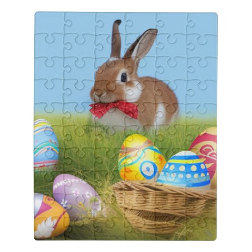 Cute Easter Bunnyfor a positive mood   Jigsaw Puzzle