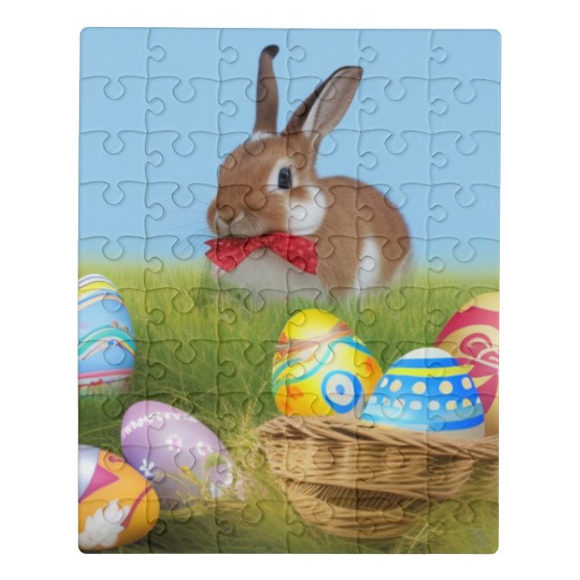 Cute Easter Bunnyfor a positive mood   Jigsaw Puzzle (Puzzle Vertical)