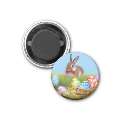 Cute Easter Bunnyfor a positive mood Magnet
