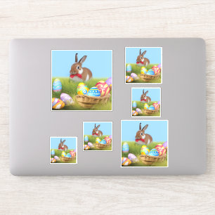 Cute Easter Bunnyfor a positive mood Sticker