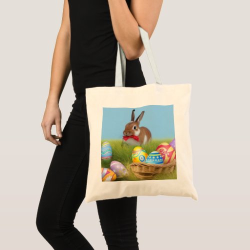 Cute Easter Bunnyfor a positive mood   Tote Bag