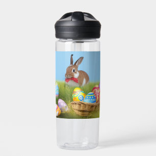 Cute Easter Bunnyfor a positive mood   Water Bottle