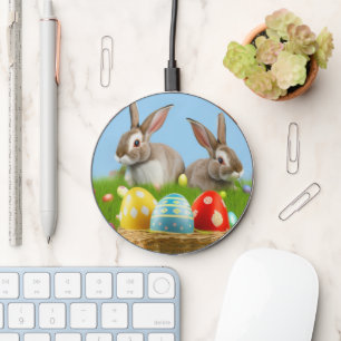 Cute Easter Bunnyfor a positive mood  Wireless Charger