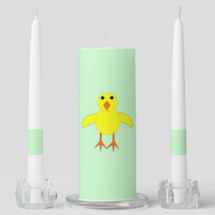 Cute Easter Chick Candle Set