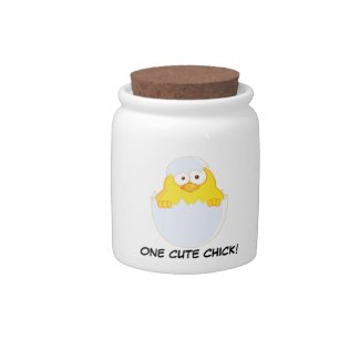 Cute Easter Chick Candy Dishes