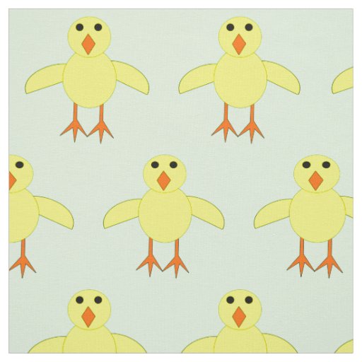 Cute Easter Chick Craft Fabric