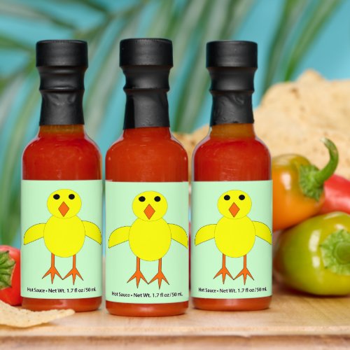 Cute Easter Chick Hot Sauces