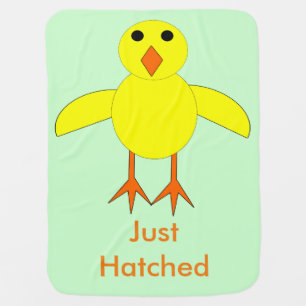 Cute Easter Chick Just Hatched Personalize Blanket