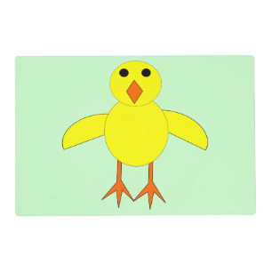 Cute Easter Chick Personalized Placemat