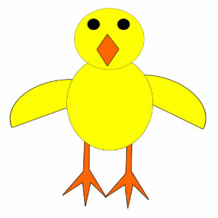 Cute Easter Chick Photo Sculpture