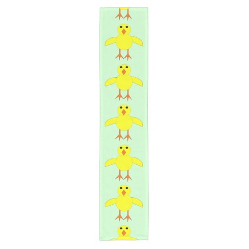 Cute Easter Chick Table Runner