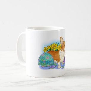 Cute Easter Corgi Coffee Mug