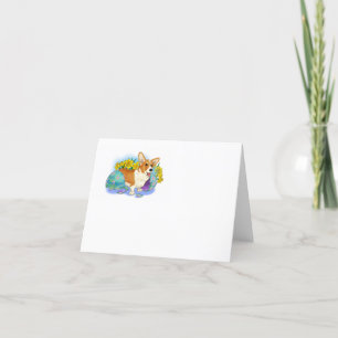 Cute Easter Corgi Holiday Card