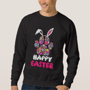 Cute Easter Day Paw Bunny Dog Cat Mom Dad Pet 1 Sweatshirt