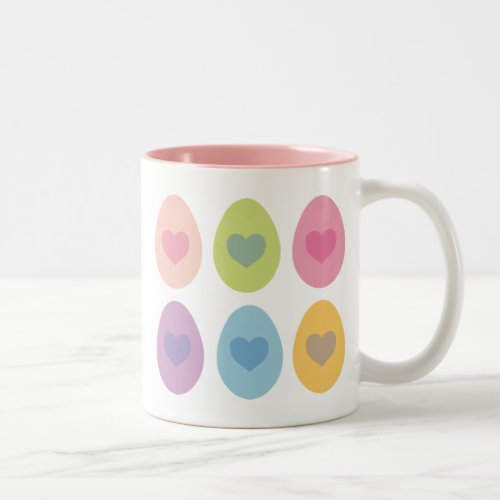 Cute Easter Egg Gift Two_Tone Coffee Mug