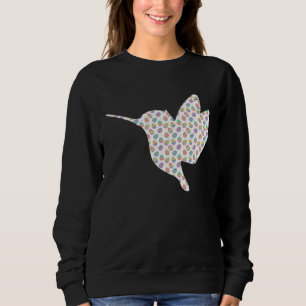 Cute Easter Egg Hummingbird  Easter Day 2023 Sweatshirt