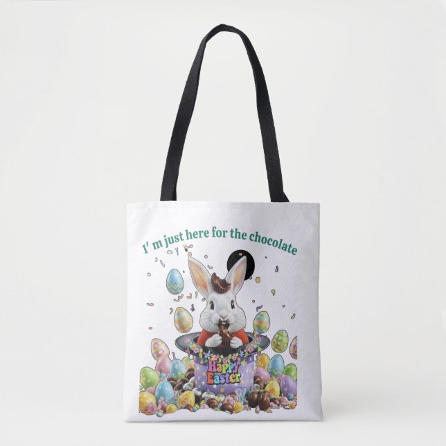 Cute Easter egg hunt Tote Bag (Front)