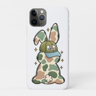 Cute Easter Egg Hunter Bunny – Funny Camouflage Ra iPhone 11 Pro Case