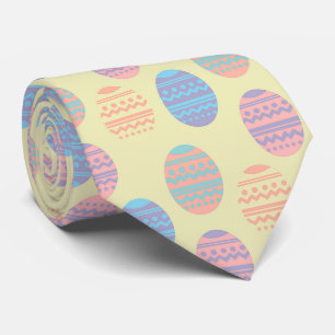 Cute Easter Egg Pattern Neck Tie